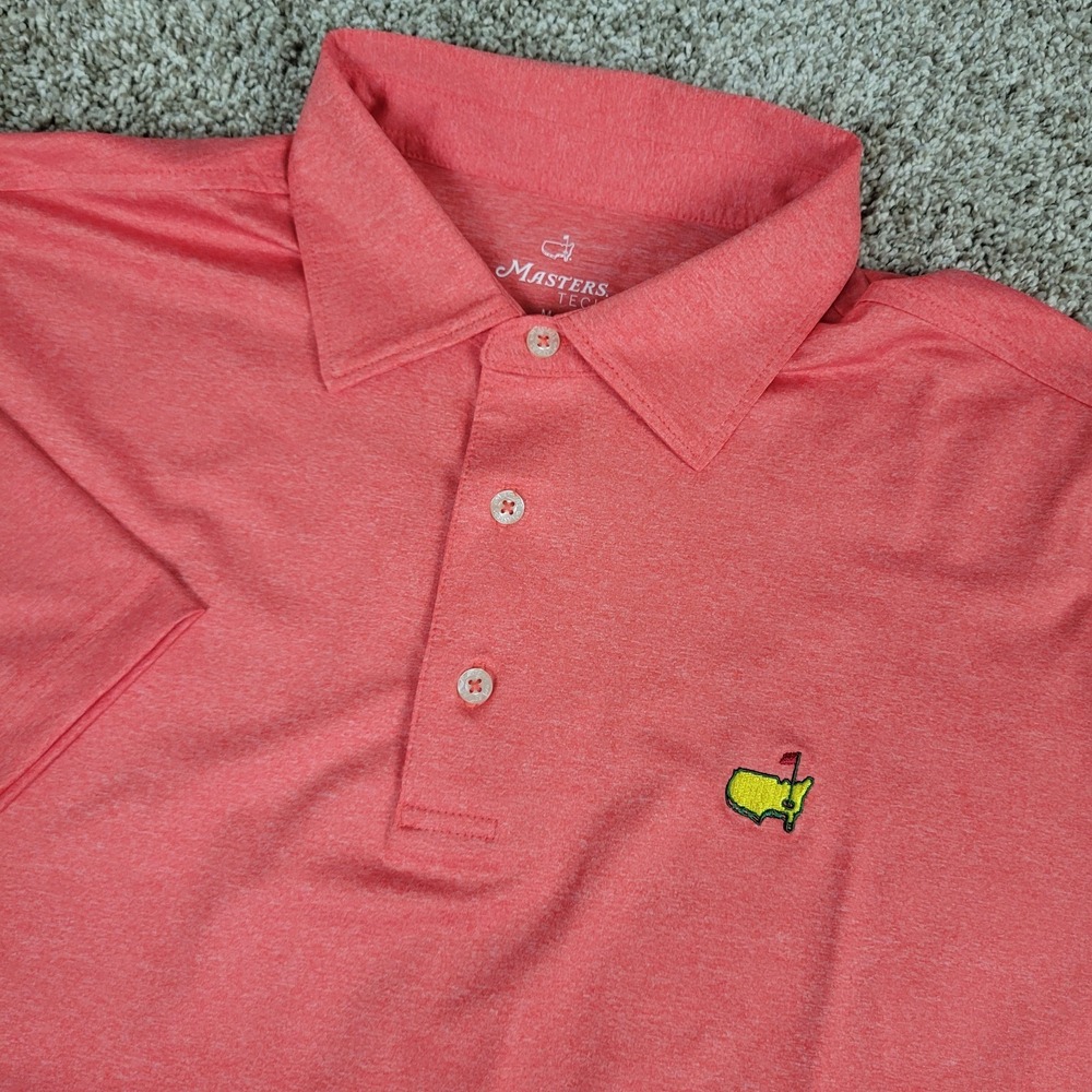 Masters Tech Mens Medium Solid Red Performance St… - image 1